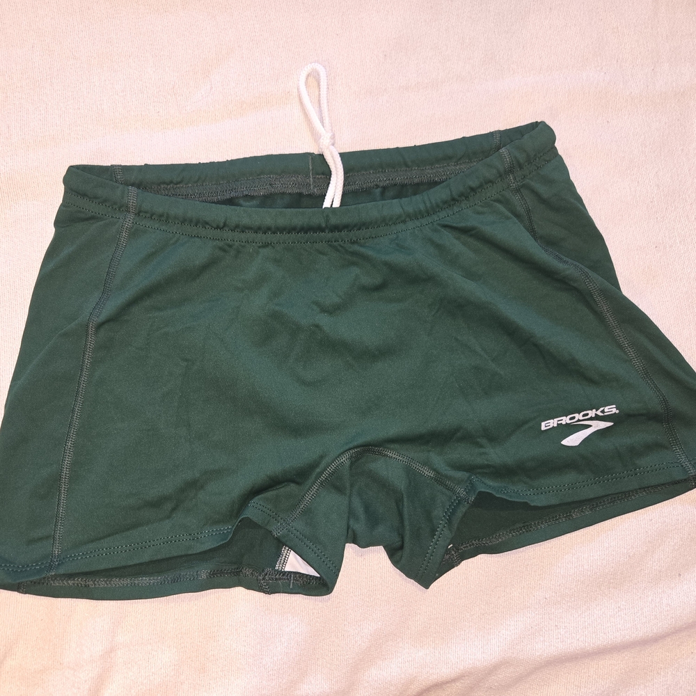 Brooks Green Athletic Shorts
